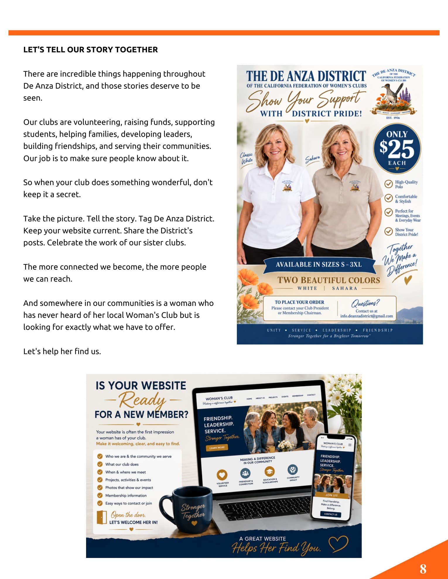 The De Anza District Roadrunner — page 8